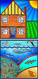 stained-glass window designs