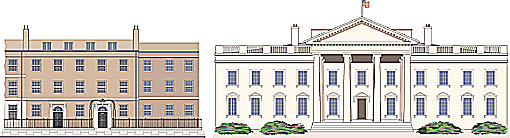 Illustration 10 Downing St and White House